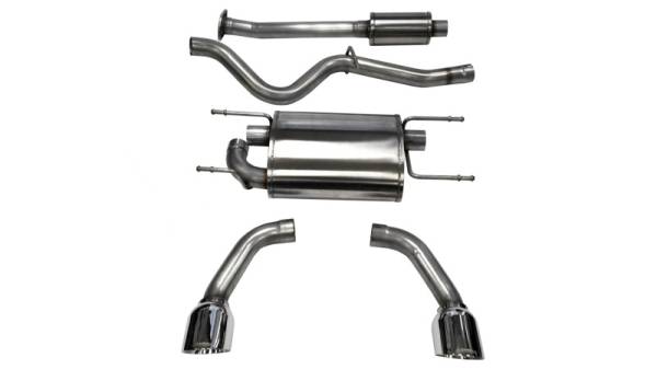 Corsa Performance - Corsa 12-14 Scion FRS / Subaru BRZ Polished Sport Cat-Back Exhaust - 14864