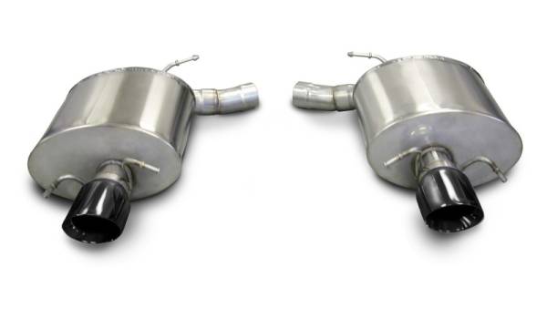 Corsa Performance - Corsa 09-13 Cadillac CTS Sedan V 6.2L V8 Black Touring Axle-Back Exhaust - 14940BLK