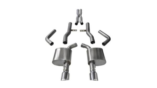 Corsa Performance - Corsa 15-16 Dodge Charger SRT/Scat Pack/R/T 6.4L Polished Xtreme Cat-Back Exhaust - 14996