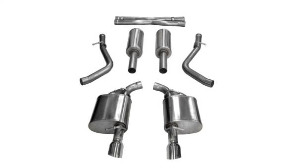 Corsa Performance - Corsa 17-18 Dodge Charger 5.7L V8 Xtreme Cat-Back Dual Rear Exit w/4.5in Polished Tips - 21004