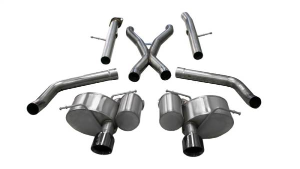 Corsa Performance - Corsa 12-20 Jeep Grand Cherokee SRT 2.75in Dual Rear Xtreme Cat-Back Exhaust - Black PVD Tip Finish - 21058BLK