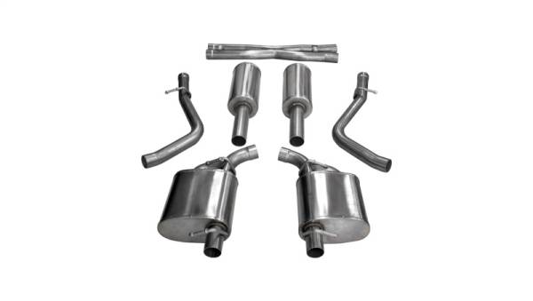 Corsa Performance - Corsa 15-20 Dodge Charger/300 Sedan 3.6L 2.5in Cat-Back Dual Rear Exit (re-uses stock exhaust bezel) - 21064