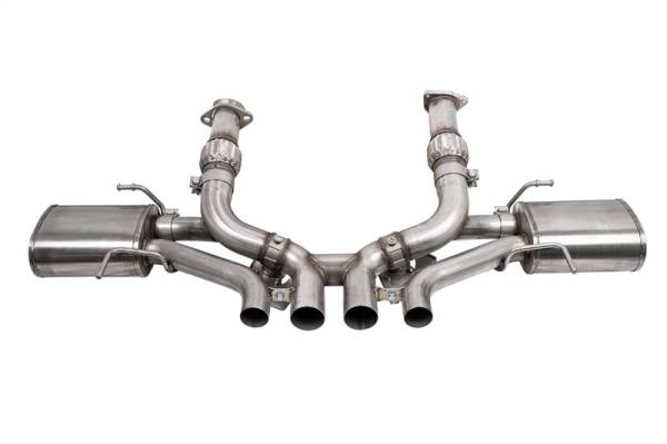 Corsa Performance - Corsa 2023 Chevrolet Corvette C8 Z06 3in Valved Cat-Back Exhaust Muffler System (Re-Uses Stock Tips) - 21111