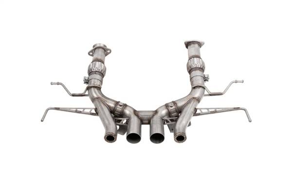 Corsa Performance - Corsa 2023 Chevrolet Corvette C8 Z06 3in Valved Cat-Back Exhaust Muffler Delete Track System w/o Tip - 21113