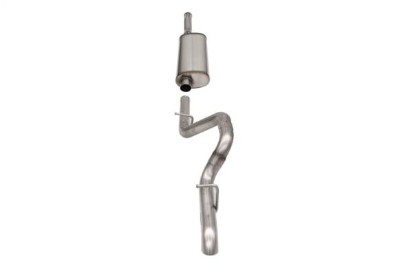 Corsa Performance - Corsa 18-21 Jeep Wrangler JLU 3.6L Sport 2.75in Cat-Back Exhaust w/ Turn Down Tip - 21123