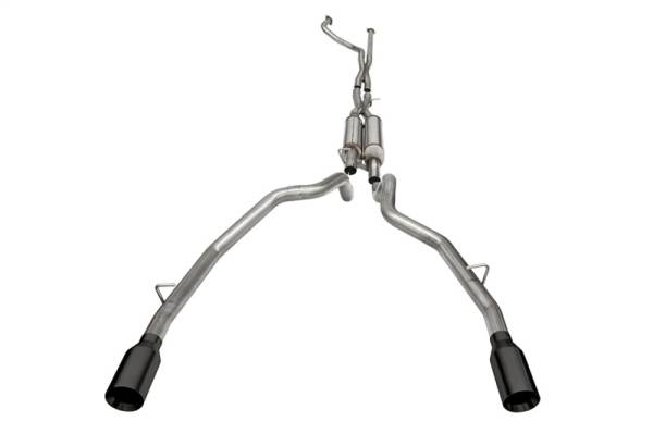 Corsa Performance - Corsa 21-22 Dodge Ram TRX Crew Cab Xtreme Catback Exhaust Dual Rear Black Tip - 21189BPC