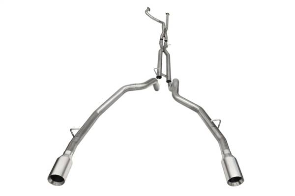 Corsa Performance - Corsa 21-22 Dodge Ram TRX Crew Cab Baja Catback Exhaust Dual Rear Satin Tip - 21190