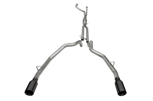 Corsa Performance - Corsa 21-22 Dodge Ram TRX Crew Cab Baja Catback Exhaust Dual Rear Black Tip - 21190BPC