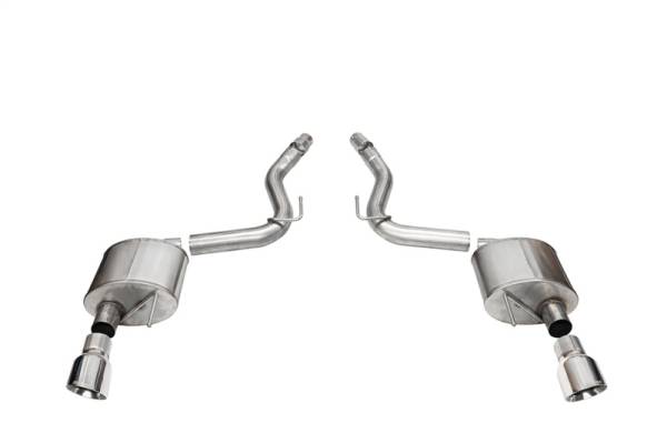 Corsa Performance - Corsa 2024 Ford Mustang Sport Axle-Back Dual Rear Exit with 4.5in Polished Pro-Series Tips - 21252