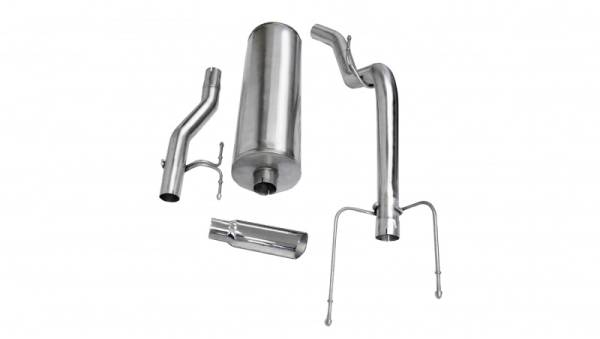 Corsa Performance - Corsa/dB 03-03 Dodge Ram Reg. Cab/Short Bed 1500 5.7L V8 Polished Sport Cat-Back Exhaust - 24400