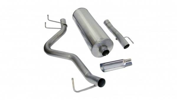 Corsa Performance - Corsa/dB 06-07 Dodge Ram Quad Cab/Short Bed 1500 4.7L V8 Polished Sport Cat-Back Exhaust - 24404