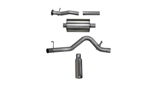 Corsa Performance - Corsa 15-16 Chevy Colorado 3.6L V6 Cat-Back Exhaust 4in SS Db Tip Single Side Exit - 24744