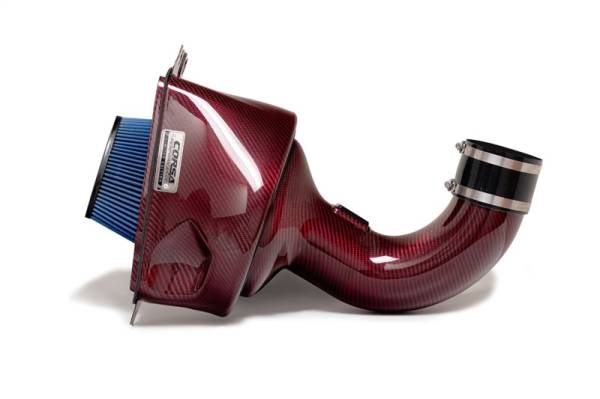 Corsa Performance - Corsa 14-19 Chevrolet Corvette C7 6.2L V8 Red Carbon Fiber Air Intake (Does Not Fit Z06/ZR1) - 44001-R