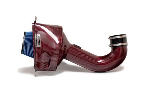 Corsa Performance - Corsa 15-19 Chevrolet Corvette C7 Z06 6.2L V8 Red Carbon Fiber Air Intake (Does Not Fit ZR1) - 44002-R