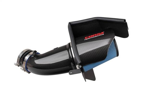 Corsa Performance - Corsa 19-21 Dodge Challenger SRT/Hellcat/Redeye/Demon Carbon Fiber Air Intake w/ MaxFlow 5 Oil Filt. - 44004