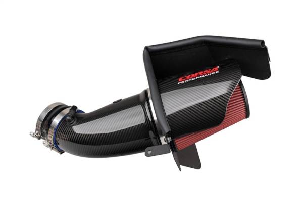 Corsa Performance - Corsa 19-21 Dodge Challenger SRT/Hellcat/Redeye/Demon Carbon Fiber Air Intake w/ DryTech 3D No Oil - 44004D