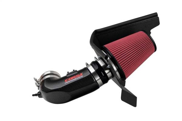 Corsa Performance - Corsa 17-21 Chevrolet Camaro ZL1 Carbon Fiber Air Intake w/ DryTech 3D No Oil Filtration - 44005D