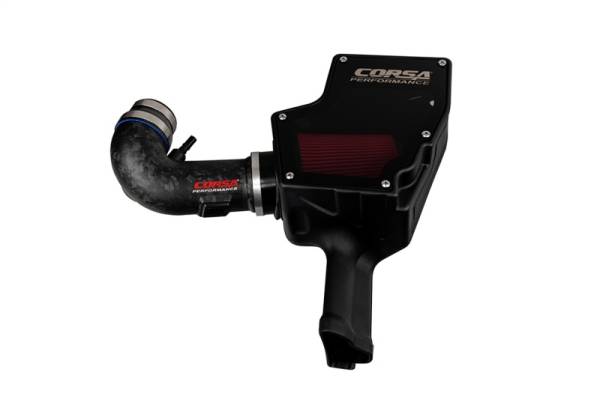 Corsa Performance - Corsa 18-23 Ford Mustang GT 5.0L V8 Forged Carbon Fiber Air Intake w/ DryTech 3D No Oil - 44007D-MF