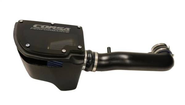 Corsa Performance - Corsa 12-18 Jeep Wrangler JK 3.6L V6 Closed Box Air Intake w/ MaxFlow 5 Oiled Filter - 44412O