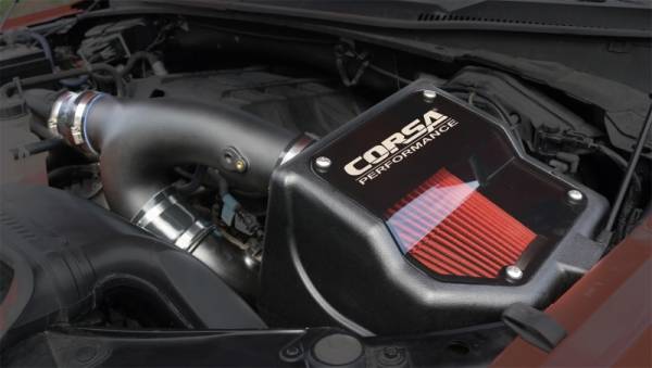 Corsa Performance - Corsa 15-19 Ford F150 2.7L & 15-16 3.5L Ecoboost V6 DryTech 3D Closed Box Air Intake - 49627D