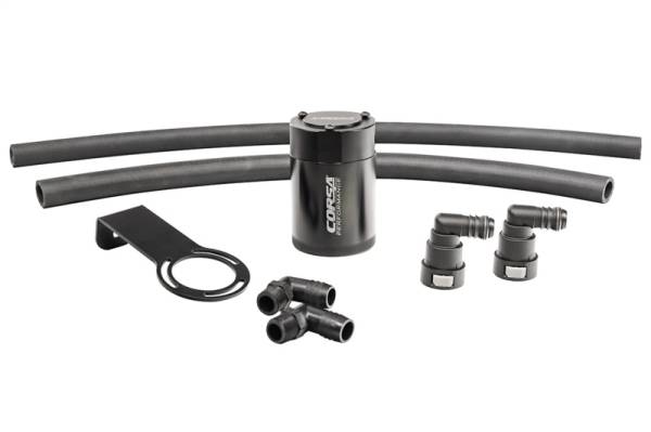 Corsa Performance - Corsa 21-22 Dodge Ram TRX Crew Cab Aluminum Oil Catch Can w/Mounting Bracket - CC0008