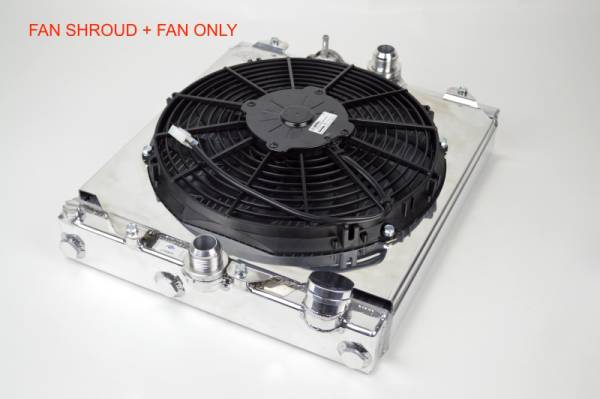 CSF - CSF 92-00 Honda Civic All-Aluminum Fan Shroud w/12in SPAL Fan - 2858F