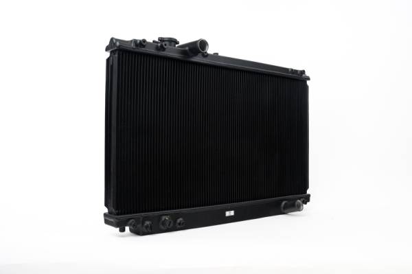 CSF - CSF 93-98 Toyota MK4 Supra Radiator - Black Finish - 2882B