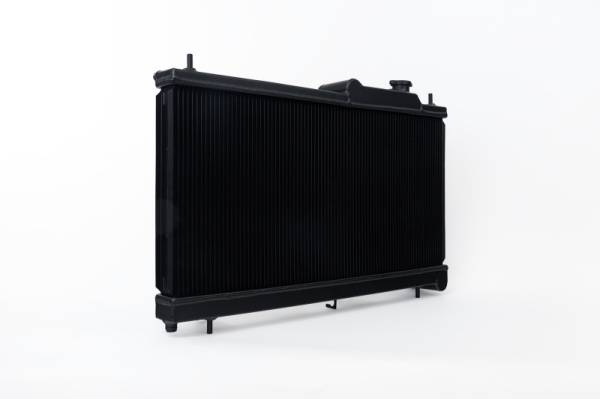 CSF - CSF 08-21 Subaru WRX/STI 2-Row 42mm Race-Spec All Aluminum Radiator - Black - 7095B