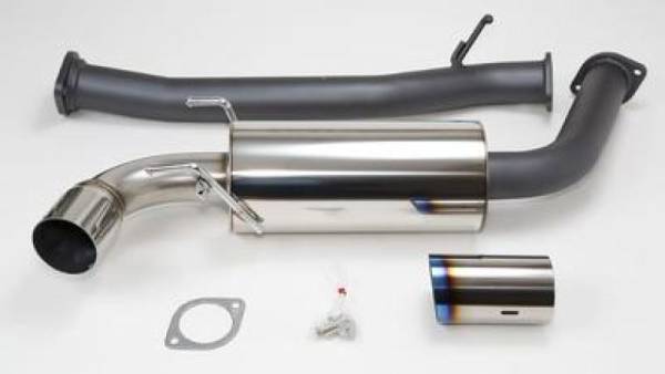 HKS - HKS RX8 75mm Single TI-tip Hi Power Cat-back Exhaust - 31006-BZ001