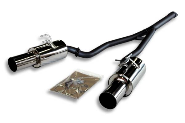 HKS - HKS 08-09 Evo 10 Hi-Power Dual Tip Catback Exhaust - 31008-BM001