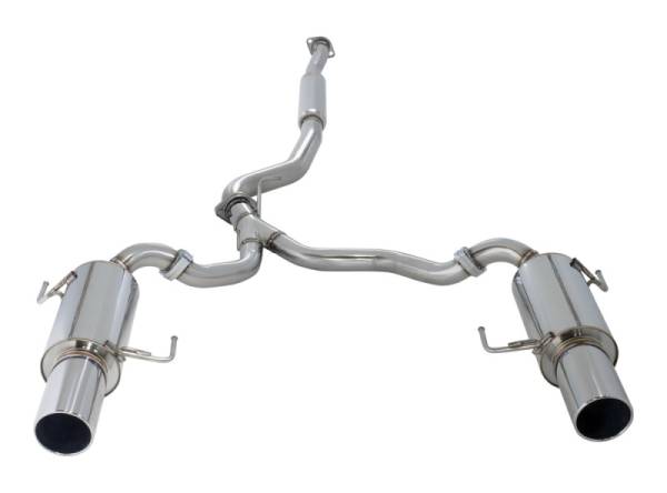 HKS - HKS 05-07 Subaru Legacy GT Silent Hi-Power Dual Exhaust - 31019-AF019