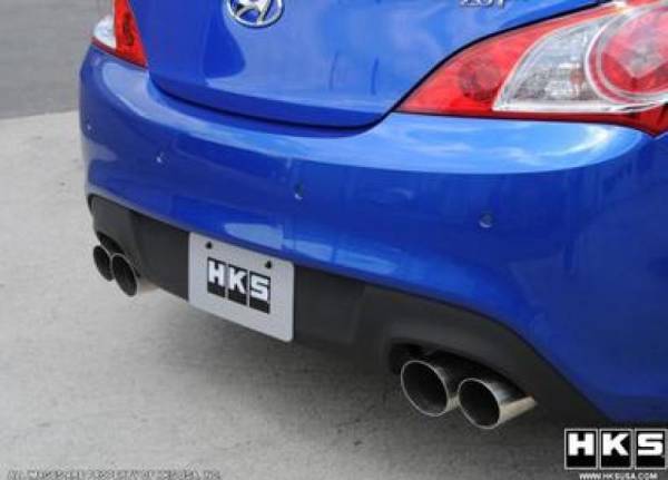 HKS - HKS 10+ Genesis V6 & 2.0L Turbo Legamax Premium Rear Section Exhaust (OVERSIZED SHIPPING) - 31021-KB002