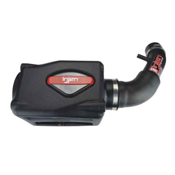 Injen - Injen 07-09 Wrangler 3.8L V6 w/ Box Wrinkle Black Power-Flow Air Intake System - PF5002WB