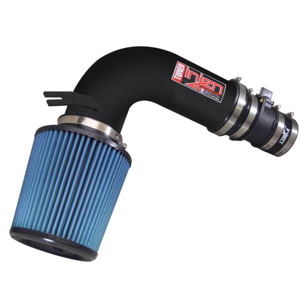 Injen - Injen 14-18 Dodge Ram 3.0L V6 Wrinkle Black Power-Flow Short Ram Intake - PF8054WB