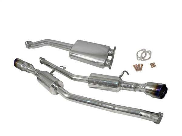 Injen - Injen 10-13 Hyundai Genesis Coupe 2.0L(t) 4cyl SS Exhaust w/ 76mm Y-Pipe Resonator/Molded SS Flanges - SES1386TT