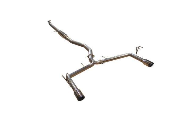 Injen - Injen 16-20 Honda Civic 1.5L Turbo 4Cyl (Sedan) 63mm SS Cat-Back Exhaust w/ Dual Burnt Titanium Tips - SES1572TT