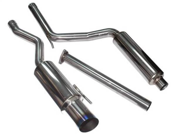 Injen - Injen 06-09 Civic Si Coupe Only 60mm Cat-back Exhaust w/ Titanium Tip - SES1578TT