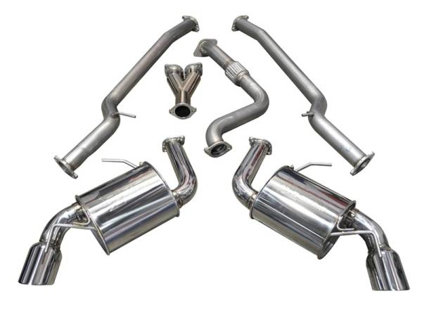 Injen - Injen 16-20 Chevy Camaro 2.0L 4 Cyl Full 3in Cat-Back Stainless Steel Exhaust w/SS Flanges & Y Pipe - SES7300