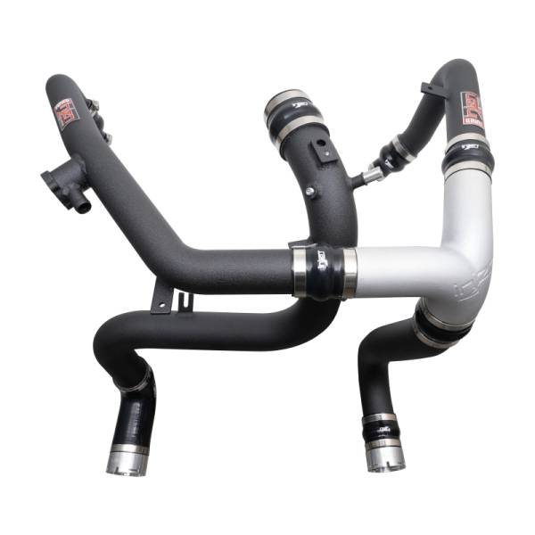 Injen - Injen 21-23 Ford Bronco 2.7L V6 (TT) EcoBoost SES Intercooler Pipes - Wrinkle Black - SES9301ICPWB