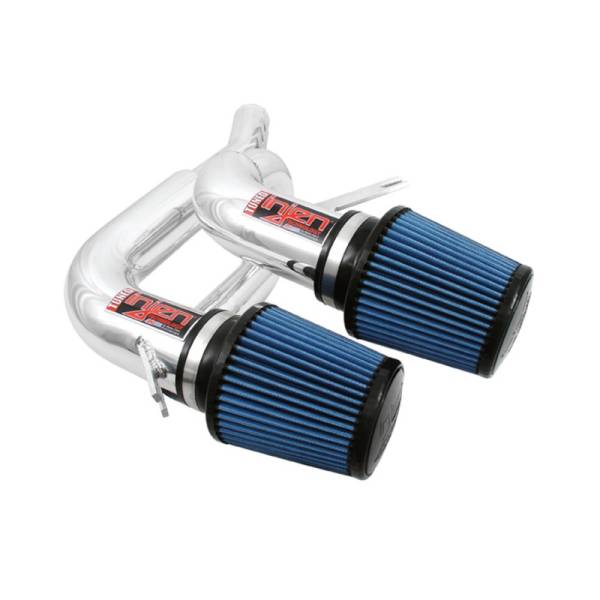 Injen - Injen 08-09 535i E60 3.0L L6 Twin intake & AMSOIL Filters Polished Short Ram Intake - SP1130P