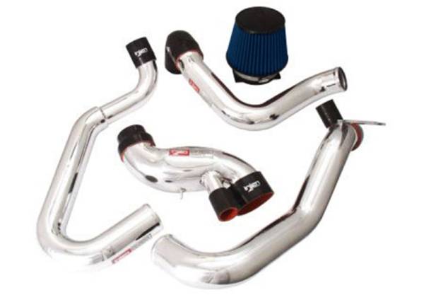 Injen - Injen 03-06 Evo 8/9/MR Cast Aluminum Intake System w/ Full Intercooler Piping Polished Short Ram Int - SP1898P