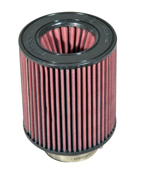 Injen - Injen High Performance Air Filter - 3 1/2 Black Oiled Filter 6  Base / 6 7/8 Tall / 5 1/2 Top - X-1021-BR