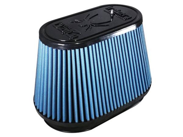 Injen - Injen NanoWeb Dry Air Filter w/Sur-Loc 4.115x6.865 Oval neck / 7.17x9.92 Base / 5.63x8.5 Tall - X-1069-BB