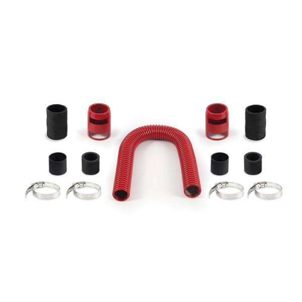 Mishimoto - Mishimoto 24in Flexible Radiator Hose Kit Red - MMAH-U24RD