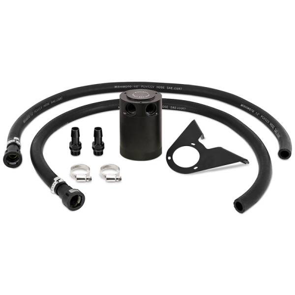 Mishimoto - Mishimoto 2021+ Ford Bronco 2.3L Baffled Oil Catch Can - PCV Side - Black - MMBCC-BR23-21P