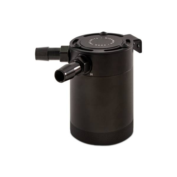 Mishimoto - Mishimoto Compact Baffled Oil Catch Can - 2-Port - MMBCC-CBTWO-BK