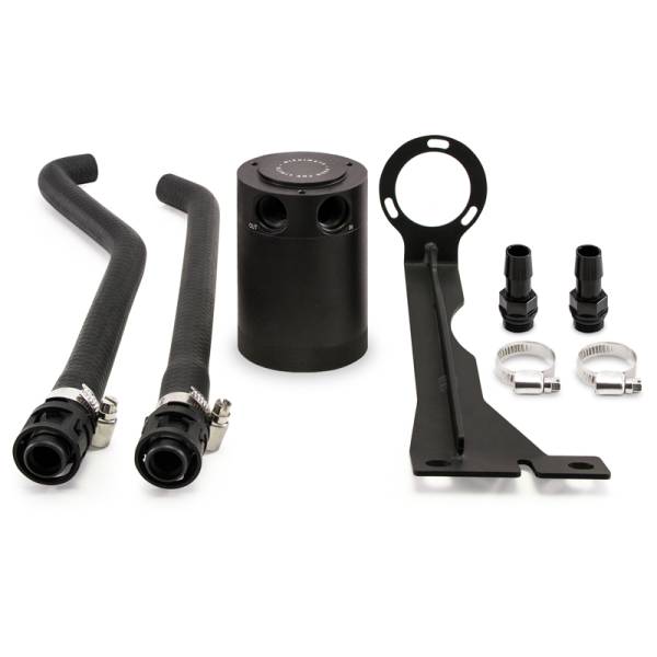 Mishimoto - Mishimoto 2014+ Ford Fiesta ST Baffled Oil Catch Can Kit - Black - MMBCC-FIST-14PBE