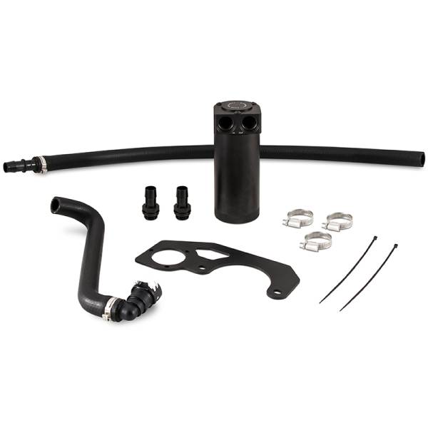 Mishimoto - Mishimoto 2018+ Jeep Wrangler JL 2.0L Baffled Oil Catch Can Kit - Black - MMBCC-JLH-18CBE