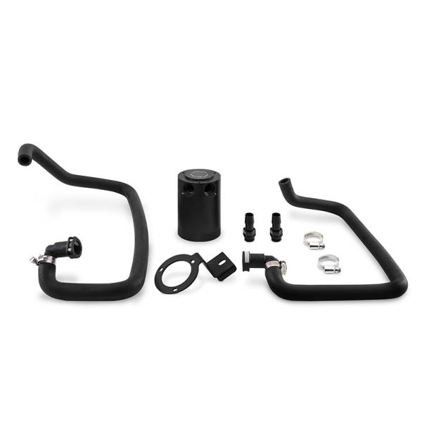 Mishimoto - Mishimoto 2015+ Ford Mustang EcoBoost Baffled Oil Catch Can Kit - Black - MMBCC-MUS4-15PBE