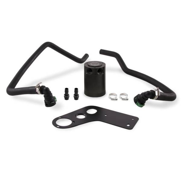 Mishimoto - Mishimoto 2015+ Ford Mustang GT Baffled Oil Catch Can Kit - Black - MMBCC-MUS8-15PBE